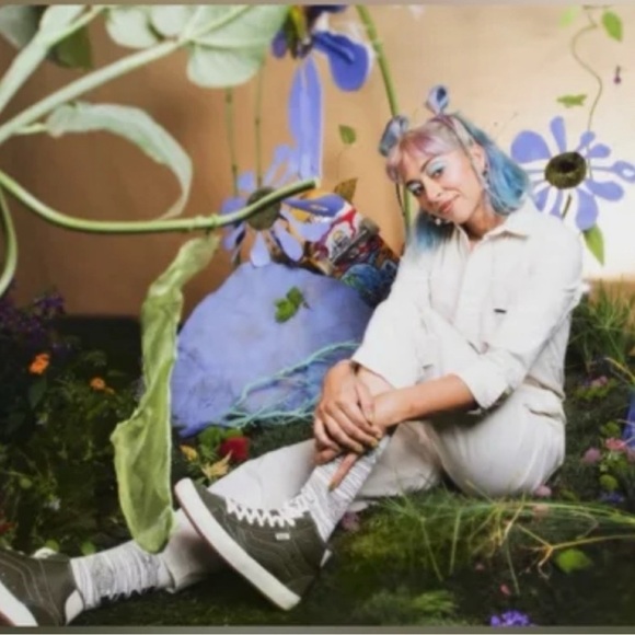 Vans x Lizzie Armanto Tan Cotton Skate Jumpsuit, size Small - Picture 14 of 16